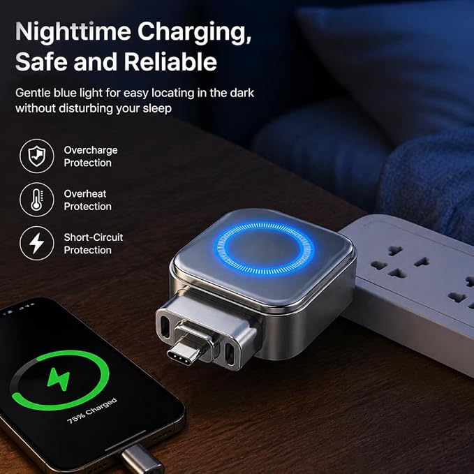 Smart Auto Stop Charging Adapter 140w Auto Shut Off Phone Charger Equipped with A Physical Power-Off Switch Provides Overcharge Protection for High-Power Charging Cables (1pc)