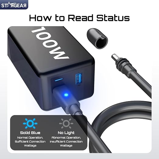 Starlink Mini Cable 16.4FT 18AWG 140W Starlink USB C to DC Power Cable with Smart Protocol Chip Waterproof DesignMini Accessories Compatible with 100W+ PD Source 28V PPS 20V PD Protocols
