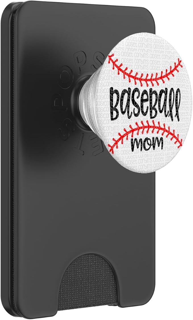 Baseball Mom Pop Sockets Grip Stand PopSockets Adhesive PopGrip