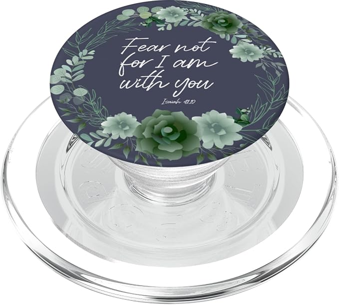 Isaiah Blue Bible Verse For Women Christian Quote Designs PopSockets Standard PopGrip