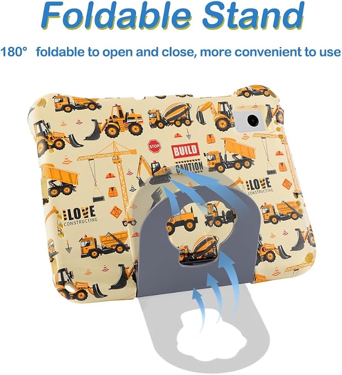 Dinosaur REVVL Tab 5G 2023 Case for Kid Boy Light EVA Kids Friendly Revvl Tab Case with Handle Kickstand Kids Pro Shockproof Full Cover Boy's Gift (KL)
