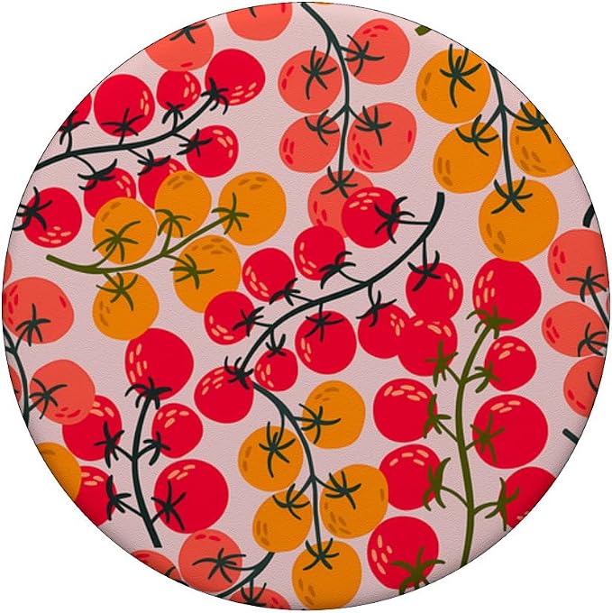 Cherry Tomato Tomatoes Girl Summer Vegetable PopSockets PopWallet for MagSafe