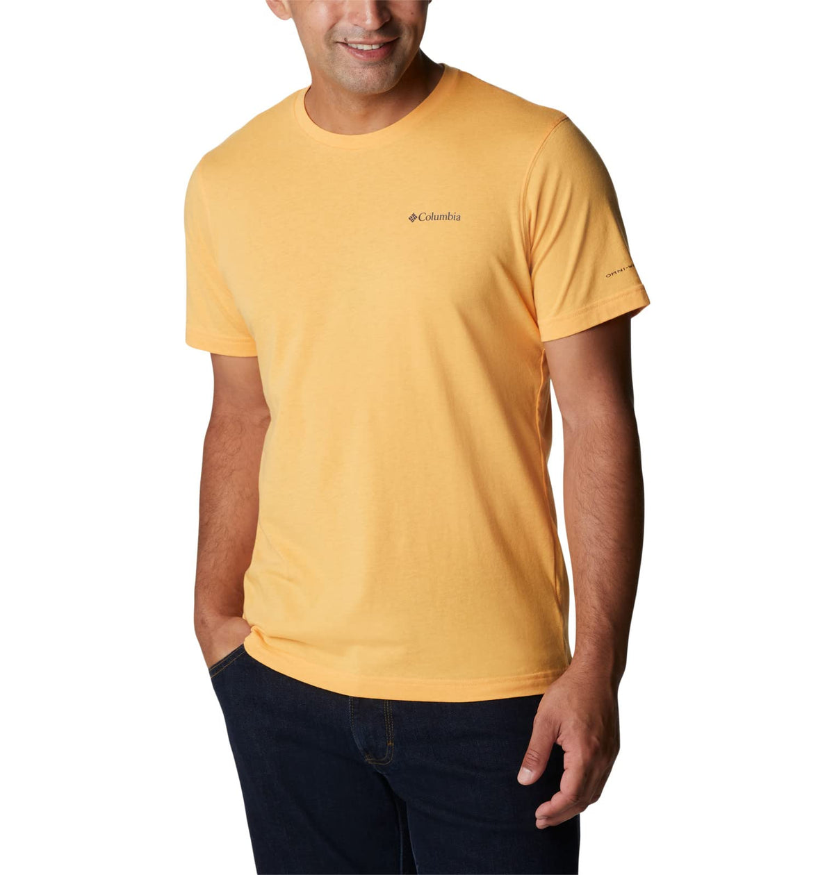 Columbia Men's Thistletown Hills Short Sleeve, Mango Heather, 5X Big