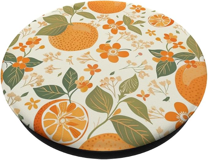 Orange Fruit PopSockets PopGrip for MagSafe