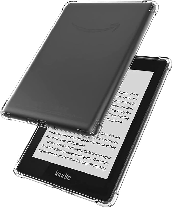 Clear Case for All-New Amazon Kindle Fire Max 11 Tablet (13th Generation 2023 Release) 11 Slim Lightweight Shell Transparent Soft TPU Back Shockproof Crystal Reinforced Corner Cover Clear