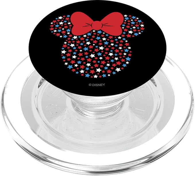 Disney Minnie Mouse Red White Blue Stars 4th of July PopSockets Standard PopGrip