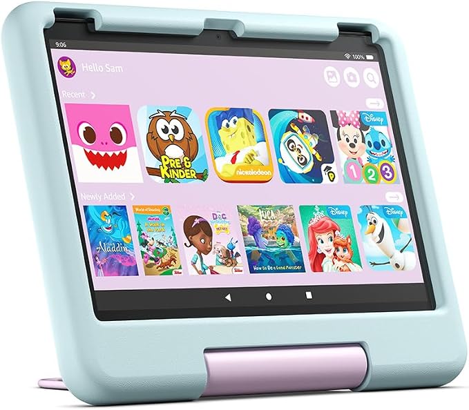 Amazon Kid-Proof Case for Fire HD 10 tablet (Only compatible with 13th generation tablet 2023 release) - Blue