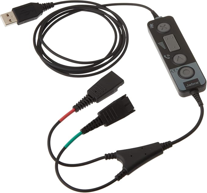 Jabra 265-09 Link 265 USB/QD Training Cable Black
