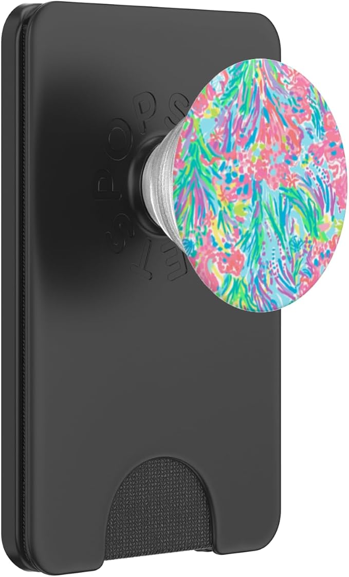 Paisley Like Pattern with Vibrant Color Scheme PopSockets Adhesive PopGrip