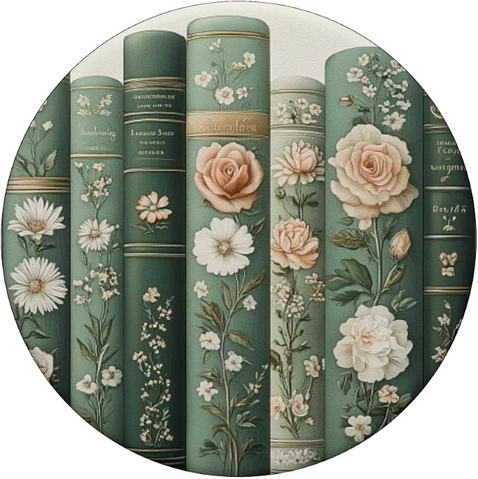 Book Reading Flower Lover Bookworm Tropical Garden PopSockets PopWallet for MagSafe