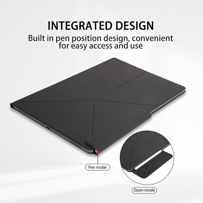 OATSBASF for Galaxy Tab S11 Ultra Case (2025) Magnetic Book Cover | Slim Minimalist Style Foldable Stand Support Auto Wake/Sleep 14.6 inch Tablet Case