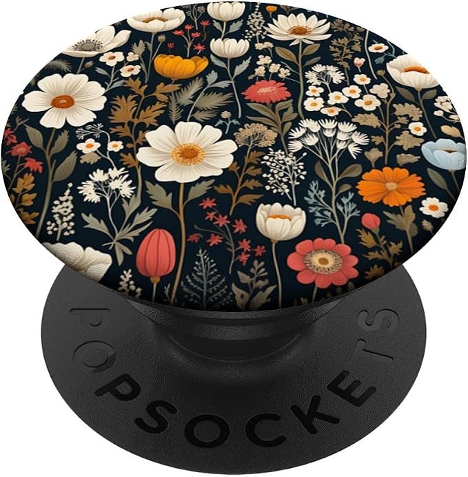 Mixed Flower Bouquet Floral Pattern Wildflowers PopSockets PopGrip for MagSafe
