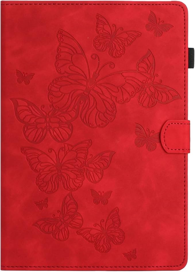 Fire HD 8 Case Slim Folding Stand Auto Wake/Sleep Wallet Case with Cards/Cash Holder for Amazon Fire HD 8(8th/7th/6th Gen 2018/2017/2016 Release)-Black