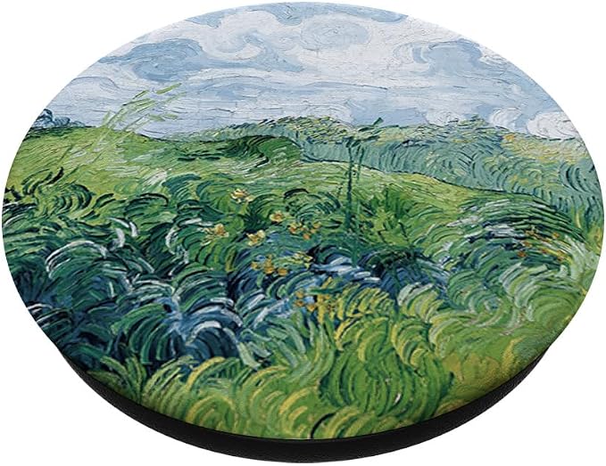 Van Gogh Green Wheat Fields Modern Art Painting Phone Cover PopSockets Adhesive PopGrip
