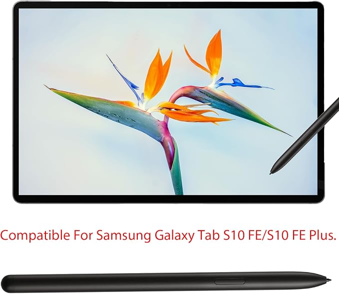 Galaxy Tab S10 FE S Pen for Samsung Galaxy Tab S10 FE Plus Stylus Pen Replacement for Samsung Galaxy Tab S10 FE Stylus S Pen + Free 5 Tips (Black)