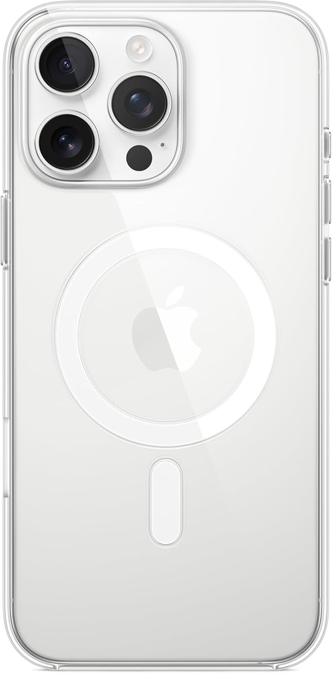 Apple iPhone 16 Pro Max Clear Case with MagSafe and Camera Control: Lightweight Phone Case, Wireless Charging Compatible, Smooth Glossy Finish
