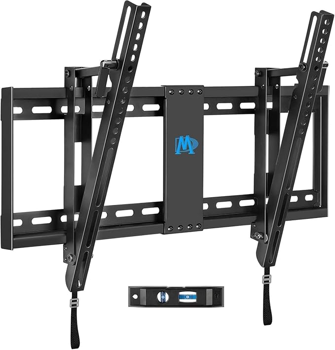 Mounting Dream Tilt TV Wall Mount - Fits 42-70 Inch TVs, Tilt Up to 20 Degrees, VESA 200x100 to 600x400mm, 132 lbs Loading, Fits 16", 18", 24" Studs - MD2165-LK
