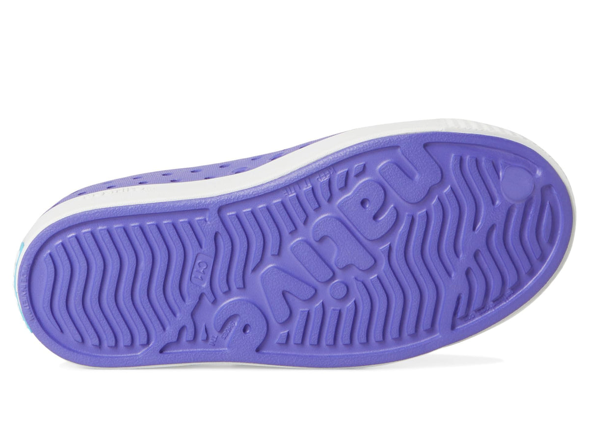 Native Shoes Unisex-Kids Jefferson Sneakers, Punk Purple/Shell White, 4 Big Kid