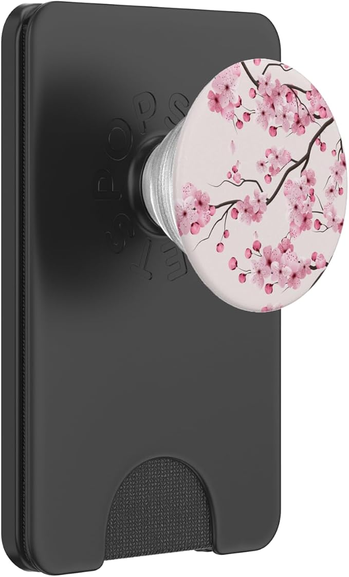 Sakura Cherry Blossom Japan Pink Floral Cherry Blossom PopSockets Adhesive PopGrip