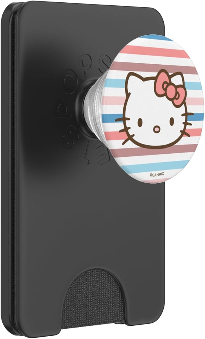 Hello Kitty Vintage Stripes PopSockets Adhesive PopGrip