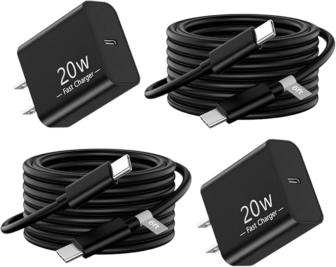 45W Samsung Super Fast Charger Type C to Type C Android Charger Fast USBC Charging Cable 6ft Compatible for Samsung Galaxy S25 ultra S24 S23 S22 S21 S20 S10 S9 A56 A55 A54 A53 A36 A35 A16 A15 A14 A17