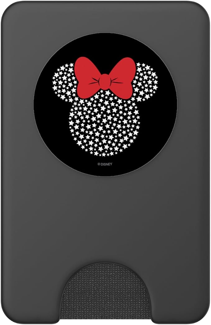 Disney Minnie Mouse White Stars 4th of July PopSockets Adhesive PopGrip