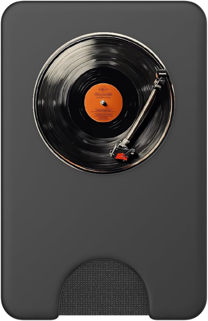 Vinyl Record Player Vinyl Collector Retro Music Lover PopSockets Adhesive PopGrip