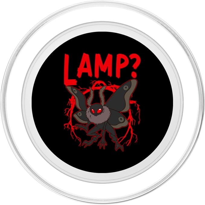 Mothman Cryptid Folklore Lamp? PopSockets Adhesive PopGrip