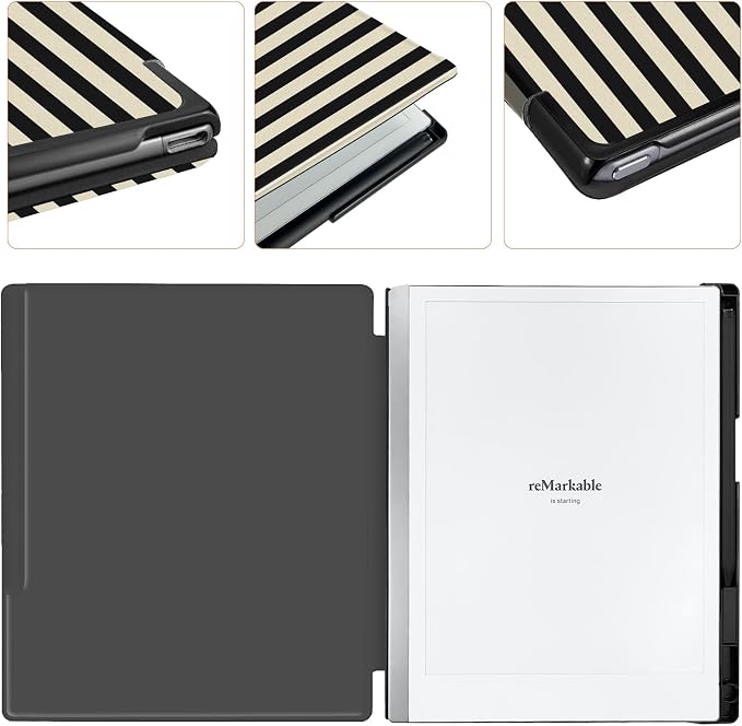 Case for Remarkable 2 Paper Tablet 10.3 2020 ReleasedLightweight and Hard Back Shell Protective Book Folio Cover with Built-in Pen HolderComes with Remarkable 2 Pen Tips.