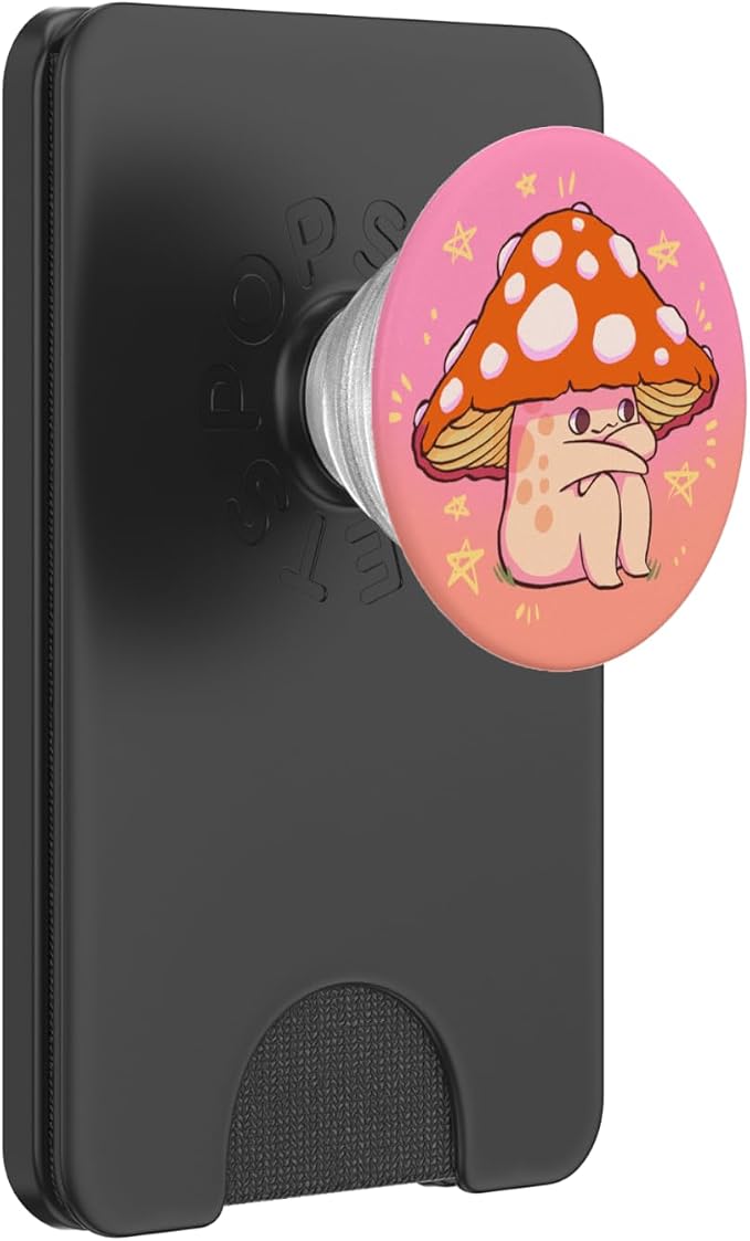 PopSockets Phone Grip– Mushroom PopSocket - Sitting Shroomie PopSockets PopGrip for MagSafe