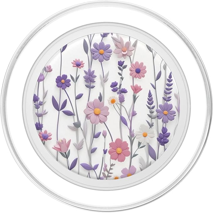 Mixed Flowers Bouquet Flower Pattern PopSockets Adhesive PopGrip
