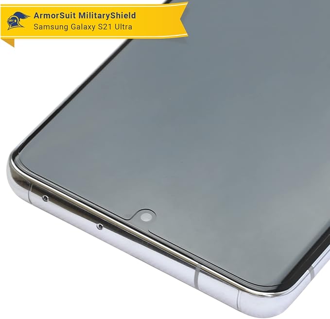 ArmorSuit MilitaryShield Screen Protector Designed for Samsung Galaxy S21 Ultra (6.2-INCH) Case Friendly HD Clear Film