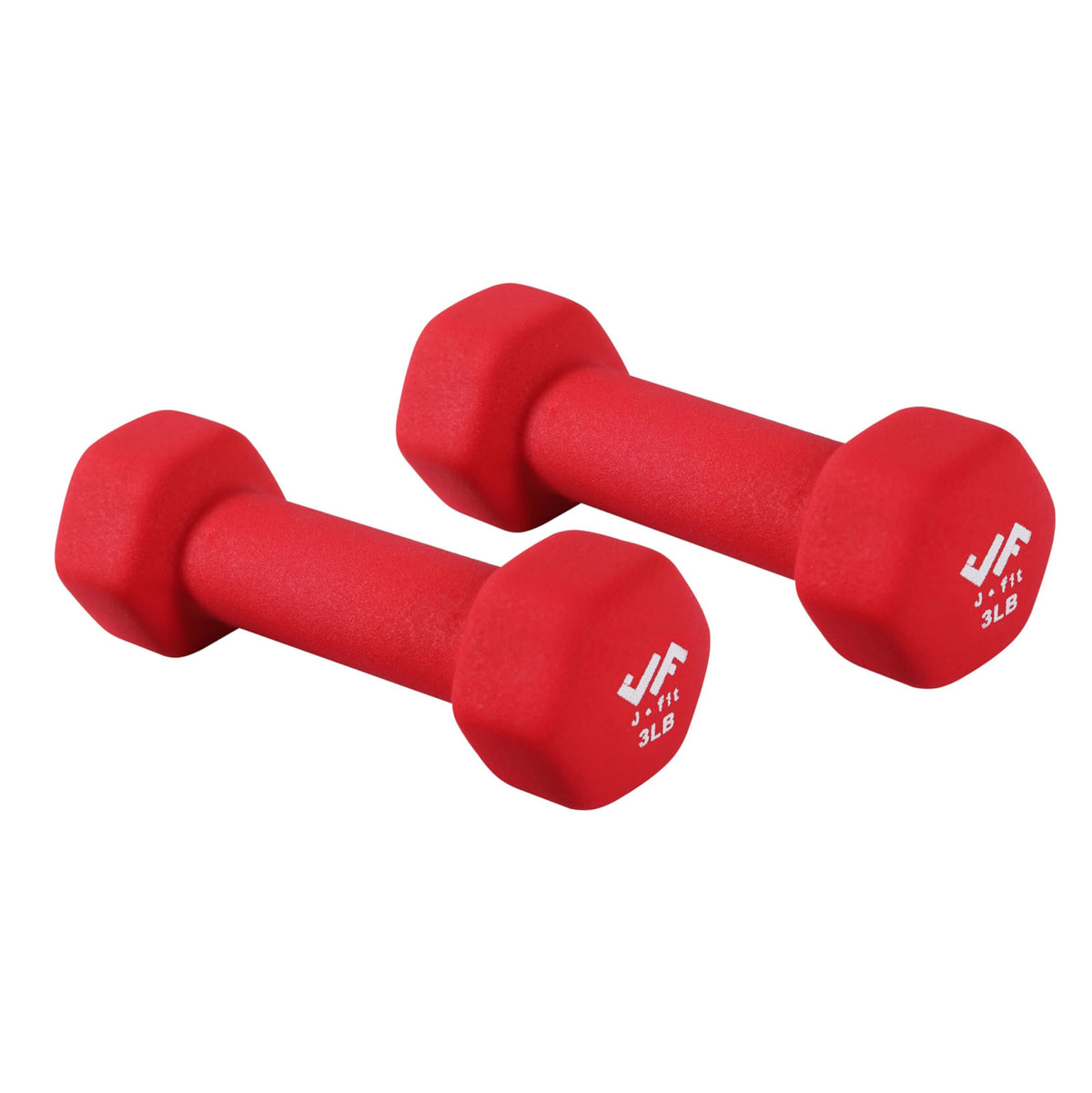 JFIT Neoprene Dumbbell (Set of 2), 3 LBS