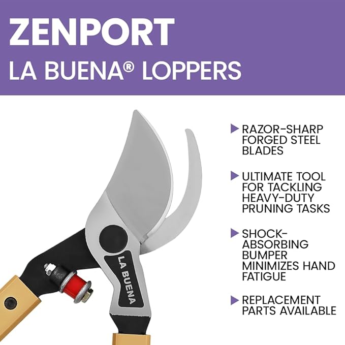 La Buena® Professional Bypass Lopper, 30-Inch Handles