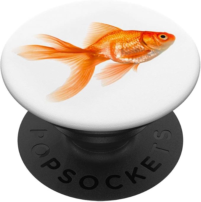 Goldfish Bowl Fish Tank Koi Pond Fantail Goldfish PopSockets Swappable PopGrip