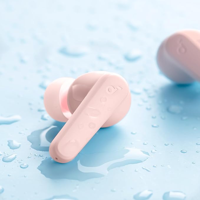 Soundcore by Anker P20i True Wireless Earbuds 10mm Drivers with Big Bass Bluetooth 5.3 30H Long Playtime Water-Resistant 2 Mics for AI Clear Calls 22 Preset EQs Customization via App