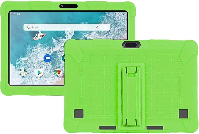 Case for ZZB ZB10 / JUNYANG Tablet 10.1 inchSoft Silicone Protector CoverKids FriendlyAdjustable Stand Tablet Cover4 Corners Thicken ShockproofBlack