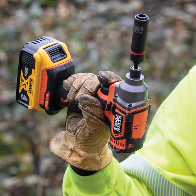 Klein Tools BAT20CD 20V Battery-Operated 1/4-Inch Impact Driver, Compact Design for Excellent Control in Tight Spaces (Tool Only)