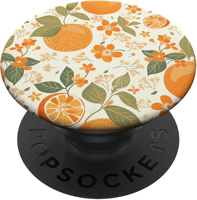 Orange Fruit PopSockets PopGrip for MagSafe