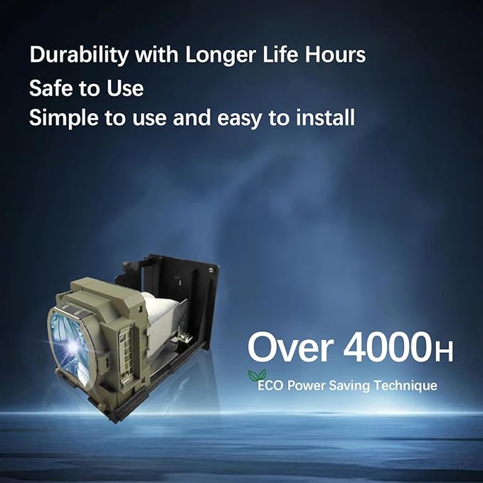 SORNEICDR VLT-HC6800LP Replacement Projector Lamp Bulb Compatible with Mitsubishi for /HC6800 /HC6800U Lamp Bulb Replacement with Housing