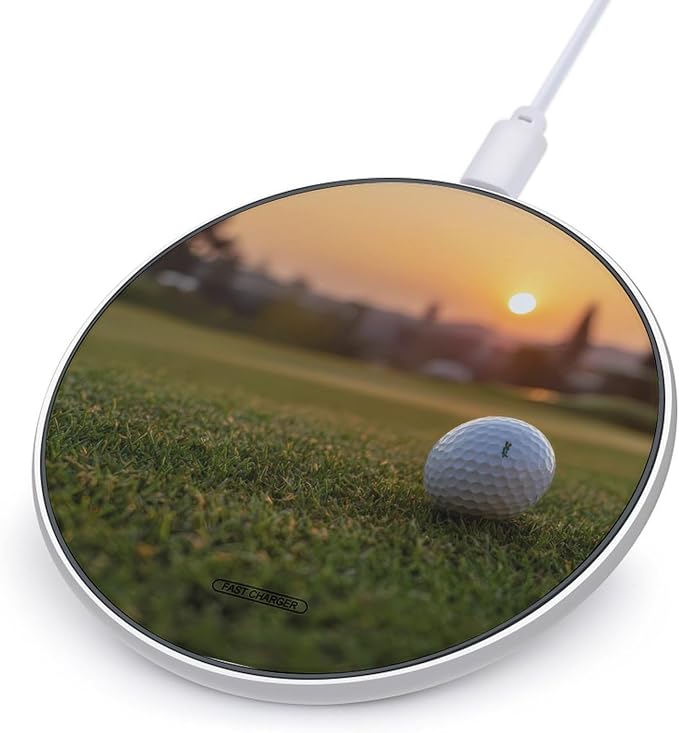 Golf Course Sunset Scape Wireless Charger Portable Charging Pad | LightweightAll Smartphone