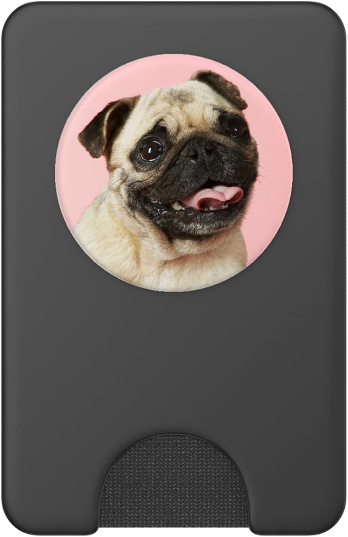 Pug Pink PopSockets Adhesive PopGrip