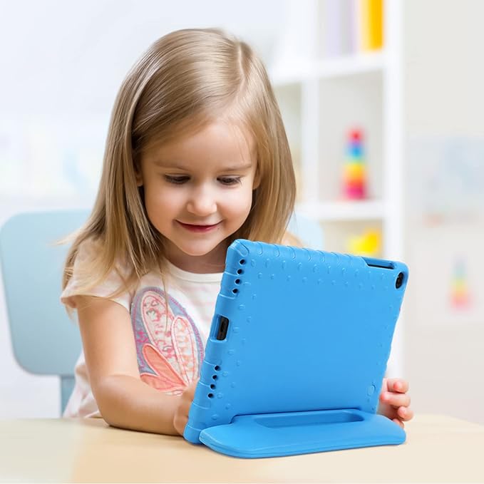 Kids Case for Samsung Galaxy Tab A 10.1(2019 Release)SM-T510/SM-T515 Black | Shockproof Lightweight Soft EVA Ergonomic Handle Foldable Viewing Stand for Kids Daily Use