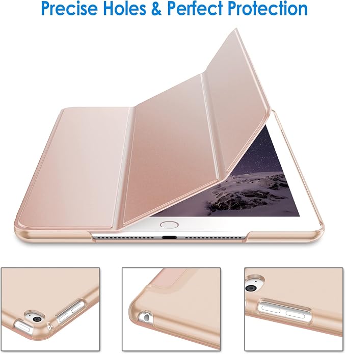 JETech Case for iPad Air 2 (2nd Generation) Smart Cover Auto Wake/Sleep (Blue)