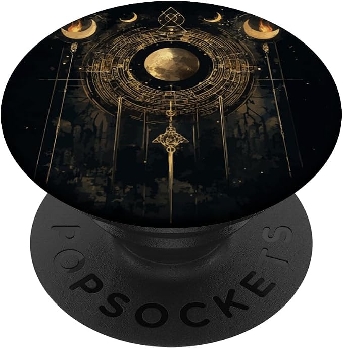 Wheel Of Hecate Moon Goddess Greek Goddess Greek Mythology PopSockets Adhesive PopGrip