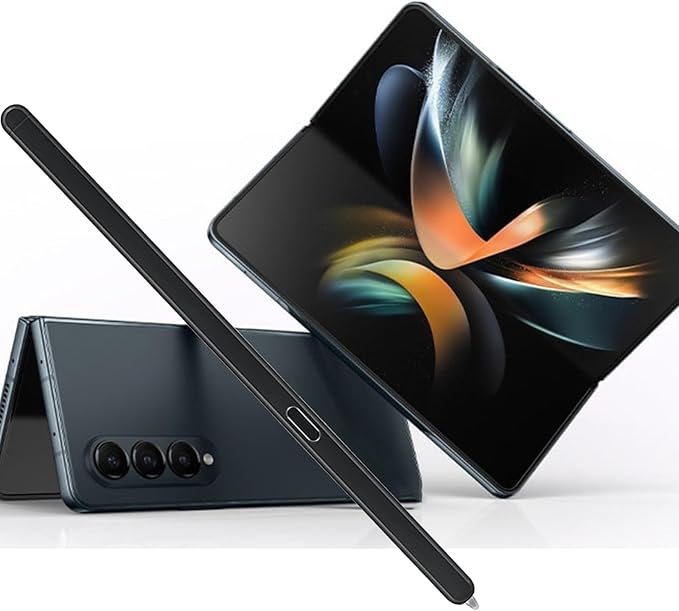 Z Fold 6 S Pen Compatible with Samsung Galaxy Z Fold 6 Slim S Pen Z Fold6 Stylus Pen Fold Edition + 2 Tips + Eject Pin (Black)