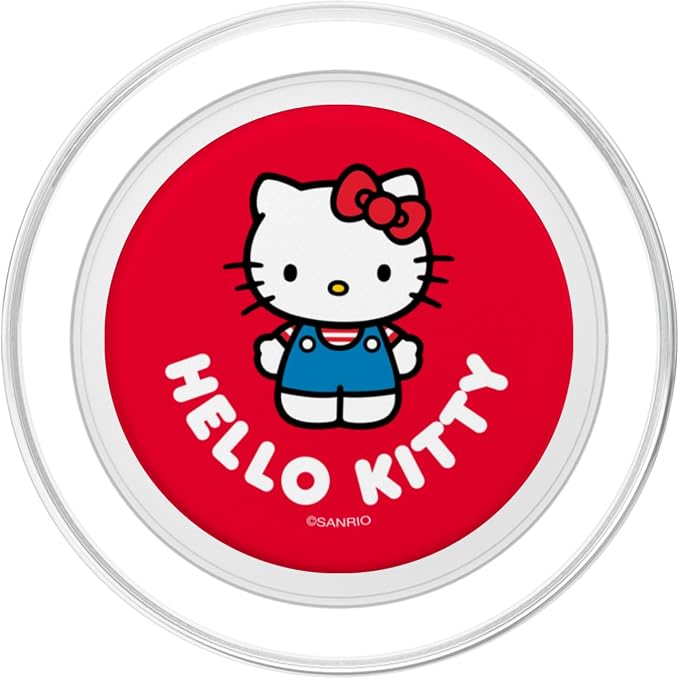 SANRIO Hello Kitty Character PopSocket Adhesive PopGrip for iPhone 11 Black
