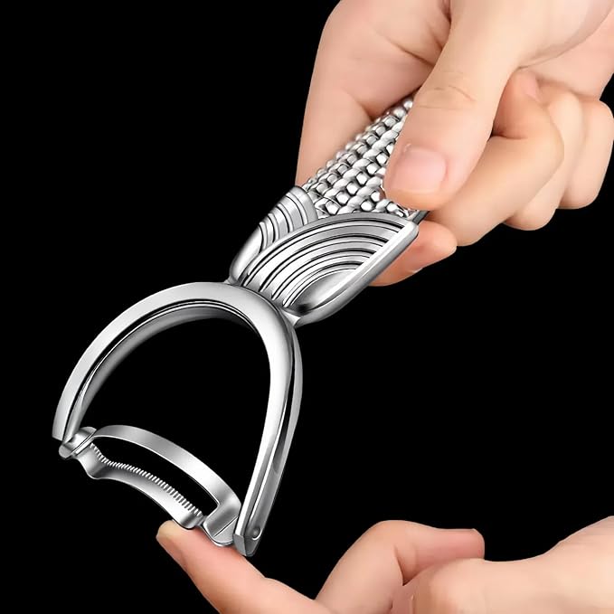 TEEVEA Corn Peeler Stainless Steel Corn Cob Stripper Tool