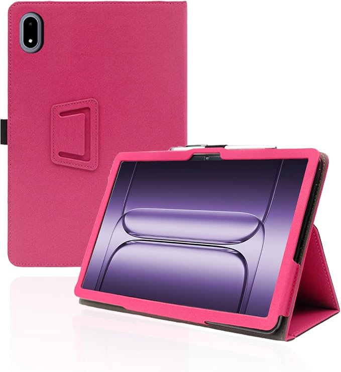 for OnePlus Pad 3 2025 13.2 Inch Android Tablet CaseBOVUGAC Folding Stand Protective Cover with Pencil Holder and Wrist StrapFull Protection Premium PUScratch Resistant(Black)
