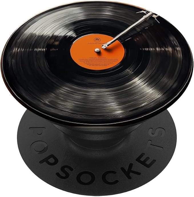 Vinyl Record Player Vinyl Collector Retro Music Lover PopSockets PopGrip for MagSafe
